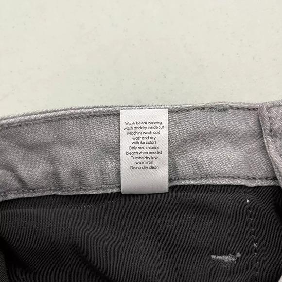 Athleta Jeans Women's Size 4 Gray Cotton‎ Blend Stretch Mid Rise Ankle Zip Fly - Picture 11 of 11